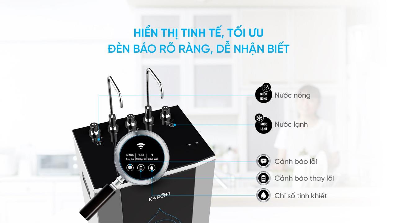 Máy lọc nước nóng lạnh Karofi KAD-D50