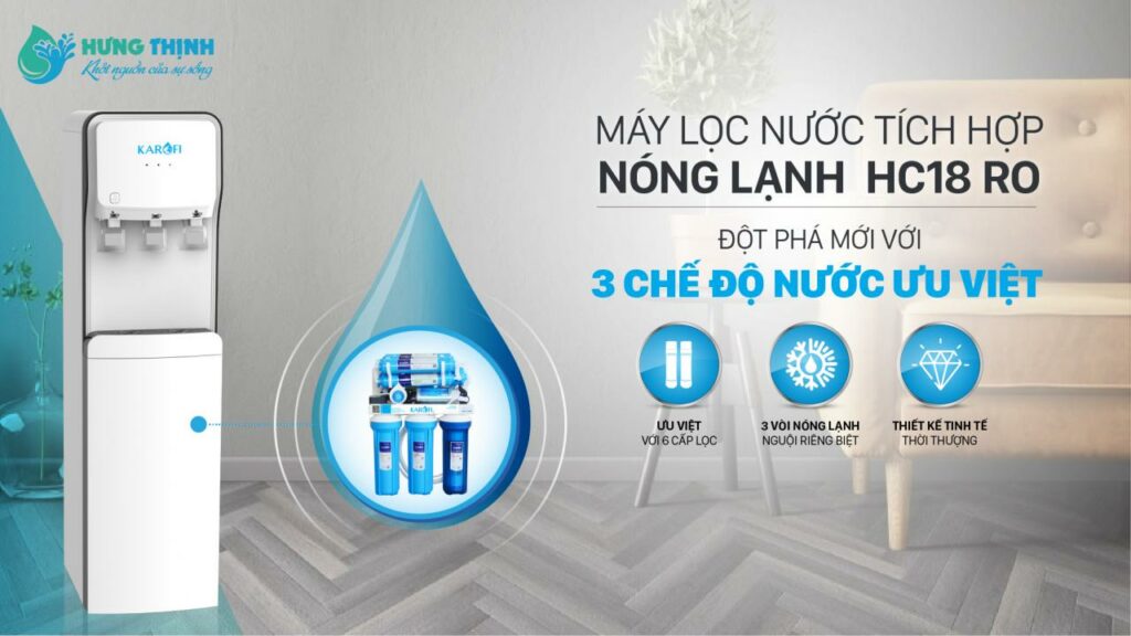 Máy lọc nước nóng lạnh HC18-RO