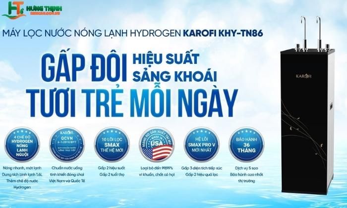 Đặc điểm đặc trưng của máy lọc nước Karofi KHY-TN86